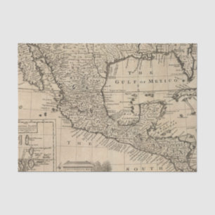 US und Mexiko Seidenpapier