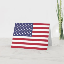 US-US Flagge Karte