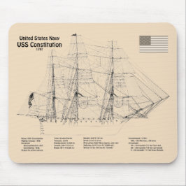 US-Verfassung - Pläne für Schiffe - SD Mousepad