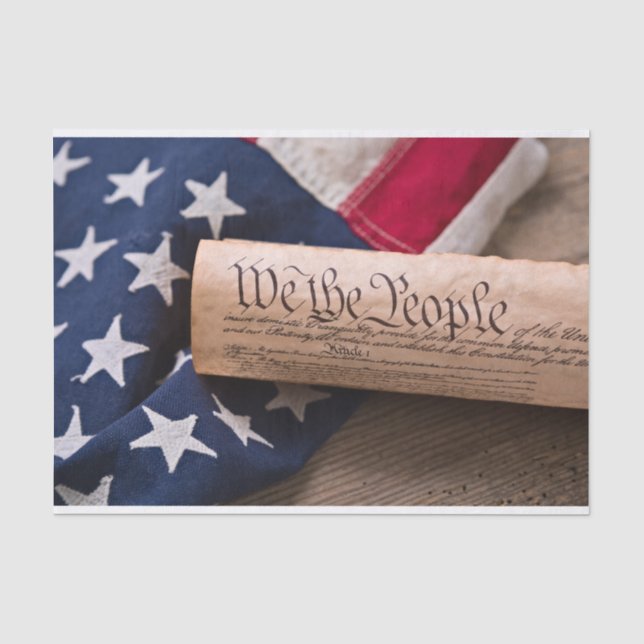 US Verfassung Seidenpapier (Vorderseite)