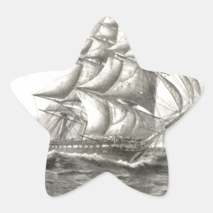 US-Verfassung Stern-Aufkleber