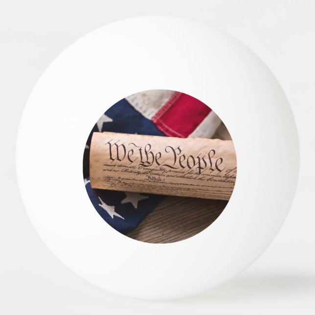 US Verfassung Tischtennisball (Vorderseite)