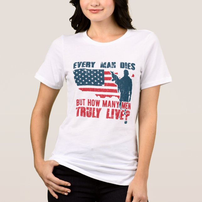 US-Veteran Tri-Blend Shirt (Vorderseite)