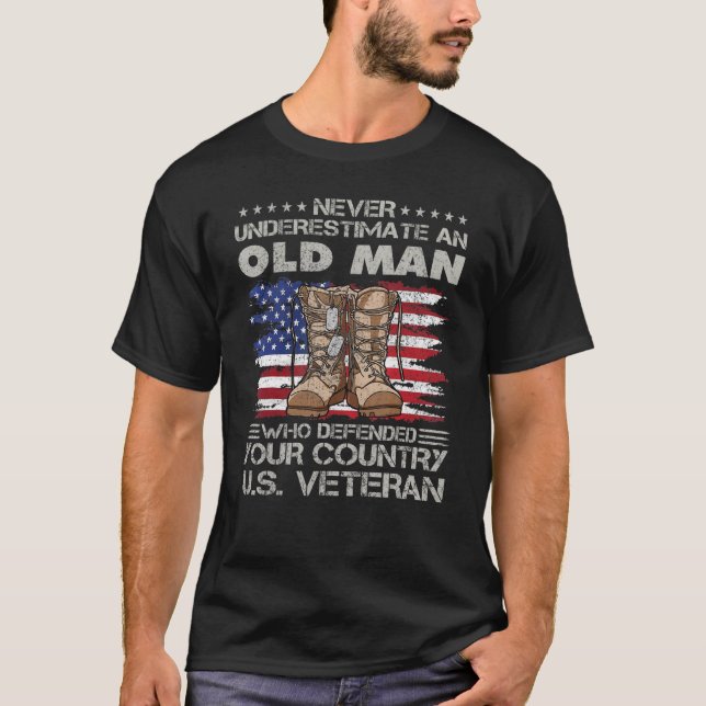 US Veteran veterans day Us Patriot_1 T-Shirt (Vorderseite)