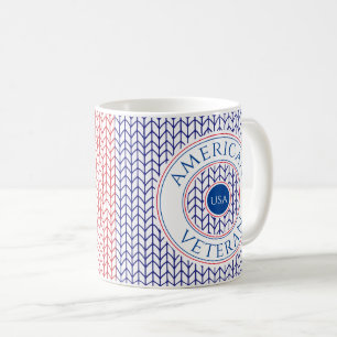 US-VETERAN Weiße Tasse