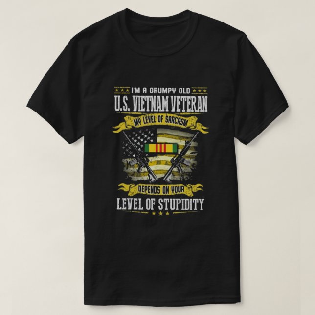 US VIETNAM VETERAN T-Shirt (Design vorne)