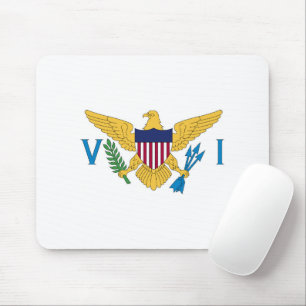 US-Virgin-Inseln-Flagge Mousepad