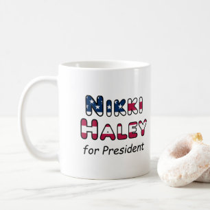 US-Wahl 2024 Nikki Haley zum Präsidenten Kaffeetasse