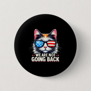 US-Wahltag 2024 USA Flaggenkatze Wir sind nicht G Button