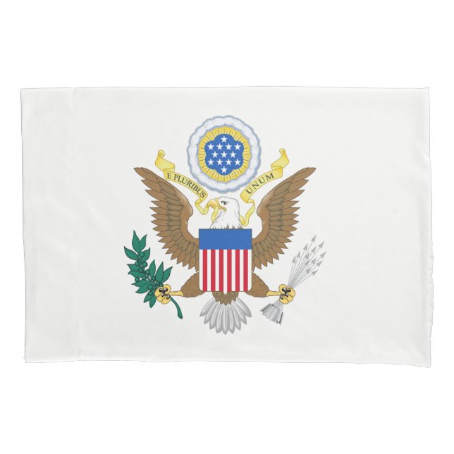 US-Wappendecke Kissenbezug (Vorderseite)