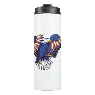 US-Weißkopfseeadler Thermosbecher