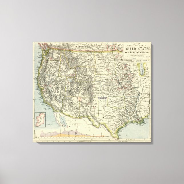 US-Western Leinwanddruck (Vorderseite)