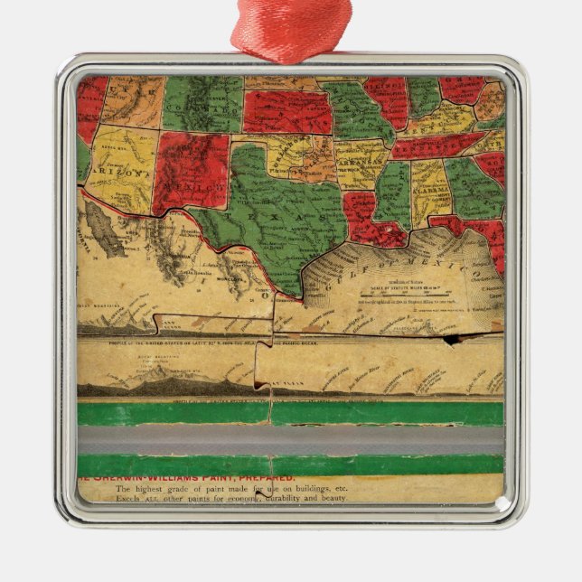 USA 11 SILBERNES ORNAMENT (Vorne)