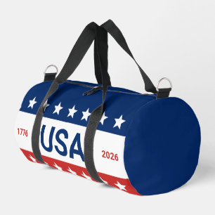 USA 1776 2026 250. Jubiläum Rot Weiß Blau Duffle Bag