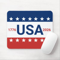 USA 1776 2026 250. Jubiläum Rot Weiß Blau