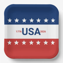 USA 1776 2026 250. Jubiläum Rot Weiß Blau
