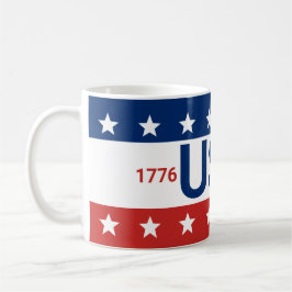 USA 1776 2026 250th Anniversary Red White Blue Kaffeetasse