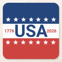 USA 1776 2026 250th Anniversary Red White Blue