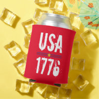USA 1776 Patriotic Red