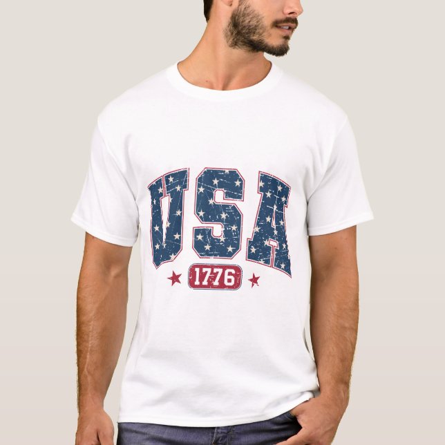 USA 1776  T-Shirt (Vorderseite)