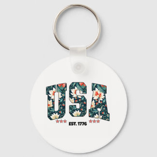 USA. 1776 T - Shirt Schlüsselanhänger