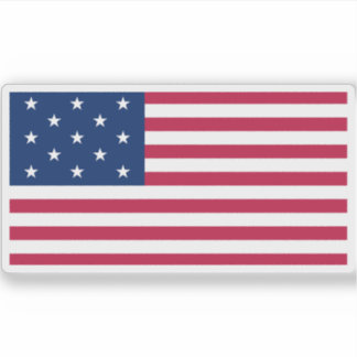 USA (1777-1795) AUFKLEBER