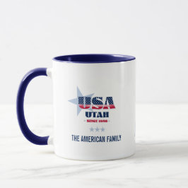 USA 1896 Personalisiert Tasse