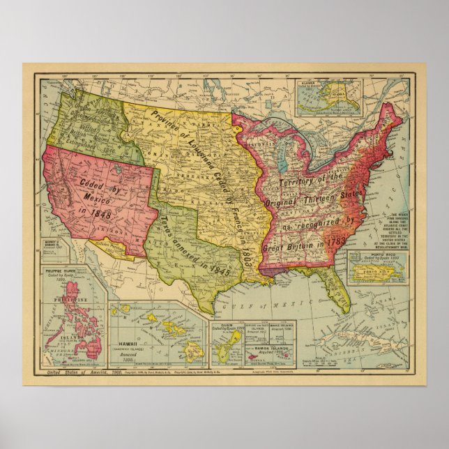 USA, 1900 POSTER (Vorne)