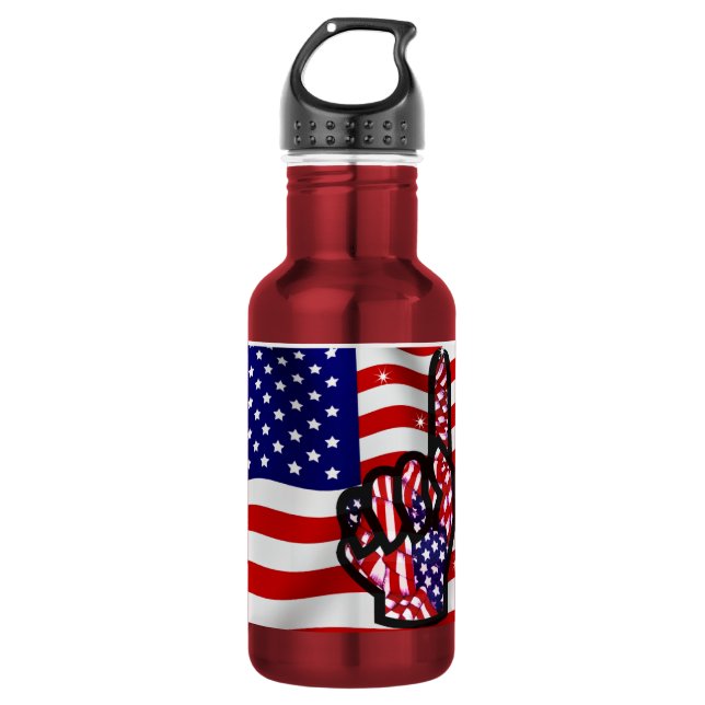 USA#1_Liberty-Flasche Trinkflasche (Vorderseite)