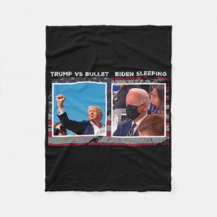 Usa 2024 Wahlkampf trump Vs Kugel Fleecedecke