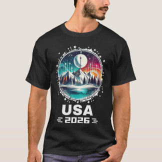USA 2026 Go Vereinigte Staaten Wintersport USAeam T-Shirt