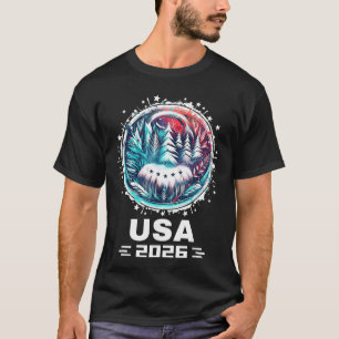 USA 2026 Go Vereinigte Staaten Wintersport USAeam  T-Shirt