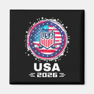 Usa 2026 Hockey Amerikanische Flagge Frauen Männer Magnet