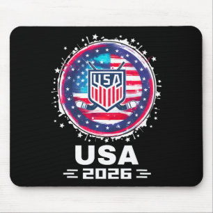 Usa 2026 Hockey Amerikanische Flagge Frauen Männer Mousepad