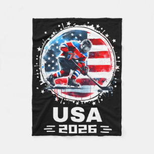 USA 2026 Hockey-Shirt für Männer Frauen Kinder Hoc Fleecedecke