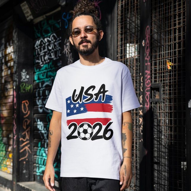 USA 2026 Soccer Design T-Shirt (Von Creator hochgeladen)