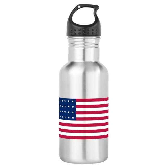 USA - 24 Sterne Edelstahlflasche (Vorderseite)