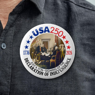 USA 250 - 1776-2026 - Unabhängigkeitserklärung Button