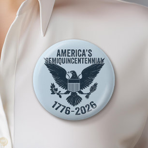USA 250 - 1776-2026 - Vintage-Adler-Wappen Button