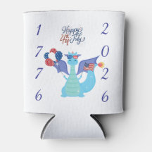 USA 250. 4. Juli Party-Drache