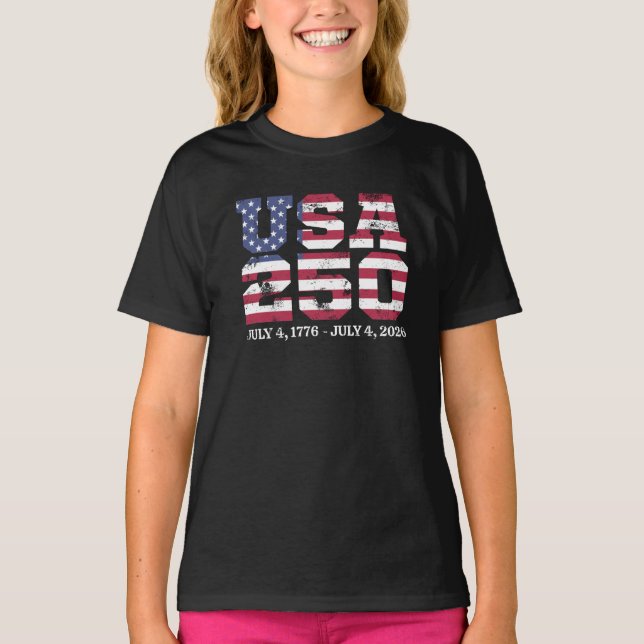 USA 250 4Th Of July T-Shirt (Vorderseite)