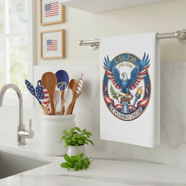 USA 250 Eagle Geschirrtuch (Von Creator hochgeladen)