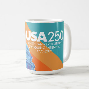 USA 250. Geburtstags-Hauptstadt - Amerika-Feier Kaffeetasse