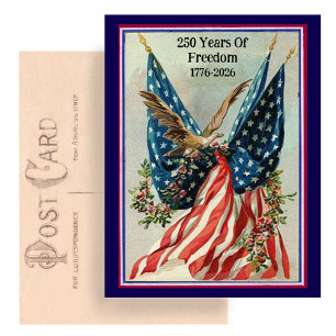USA 250. Geburtstags-Vintage-Fest-der-Verfassung-p Postkarte