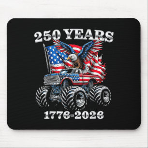USA 250 Jahre 1776-2026 Eagle Monster Truck Jungen Mousepad