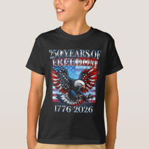 Usa 250 Jahre 1776-2026 Weißkopfseeadler Amerika-F T-Shirt