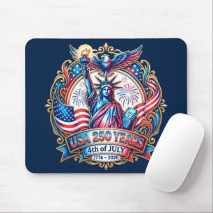 USA 250 Jahre 4. Juli 1776-2026 Mousepad