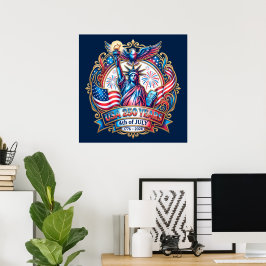USA 250 Jahre 4. Juli 1776-2026 Poster