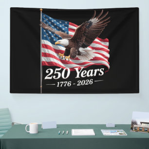 USA 250 Jahre Adler 1776-2026 Flagge Banner