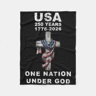 USA 250 Jahre Eine Nation Unter Gott 1776 2026  Fleecedecke